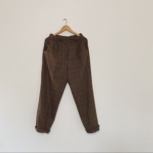 Vintage Savannah Brand Plaid Tousers